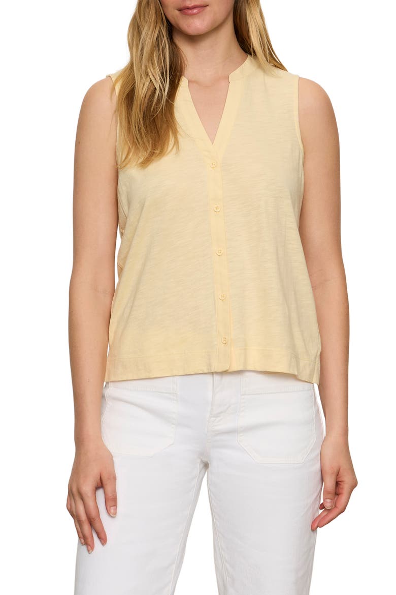 All Set Button Tank, Main, color, BANANA YELLOW