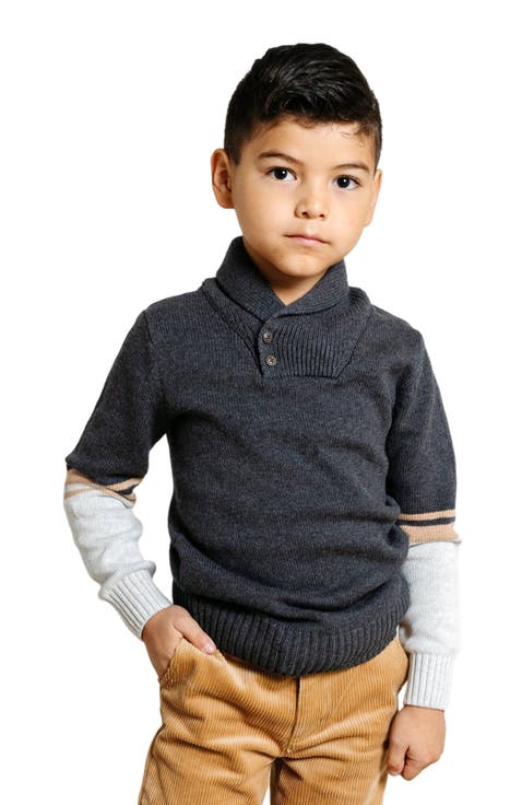 Boys' Organic Shawl Collar Sweater, Kids