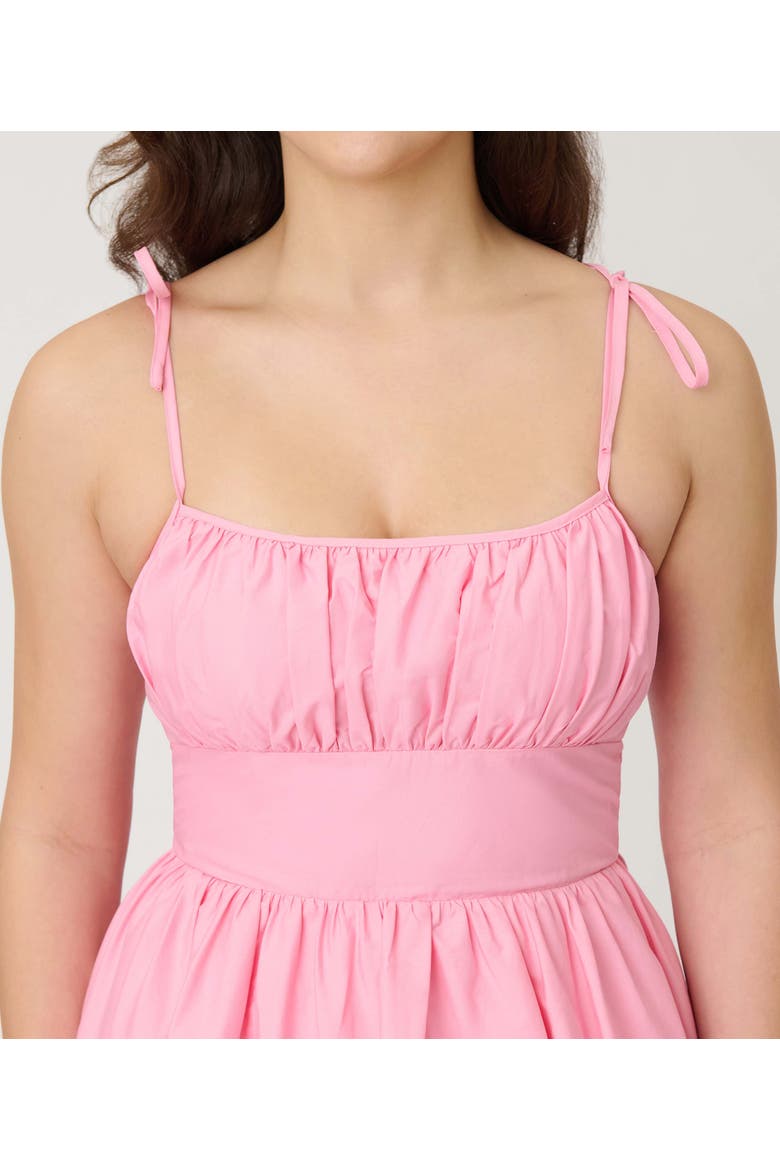 1950s Cotton Swing Dress, Alternate, color, Rose Pink Solid