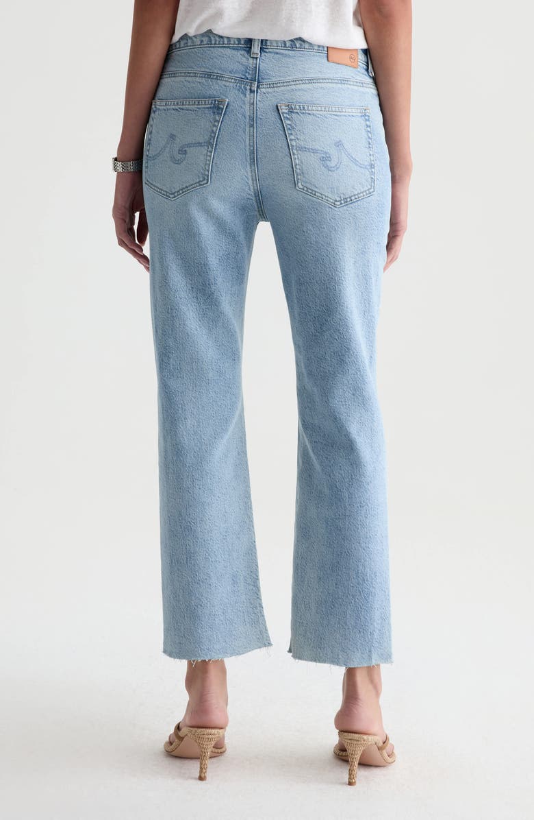 AG Brinley Raw Hem Mid Rise Ankle Straight Leg Jeans, Alternate, color,
