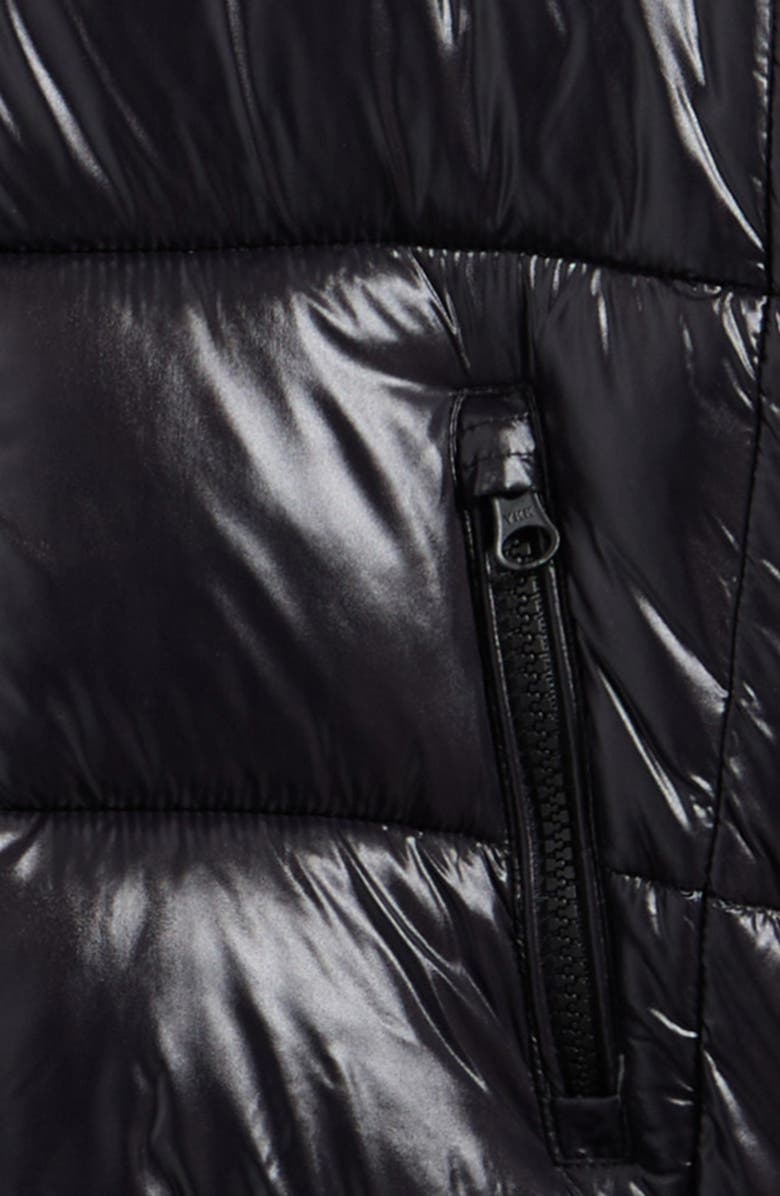 Save The Duck Kids' Artie Water Resistant Quilted Puffer Jacket, Alternate, color, Black