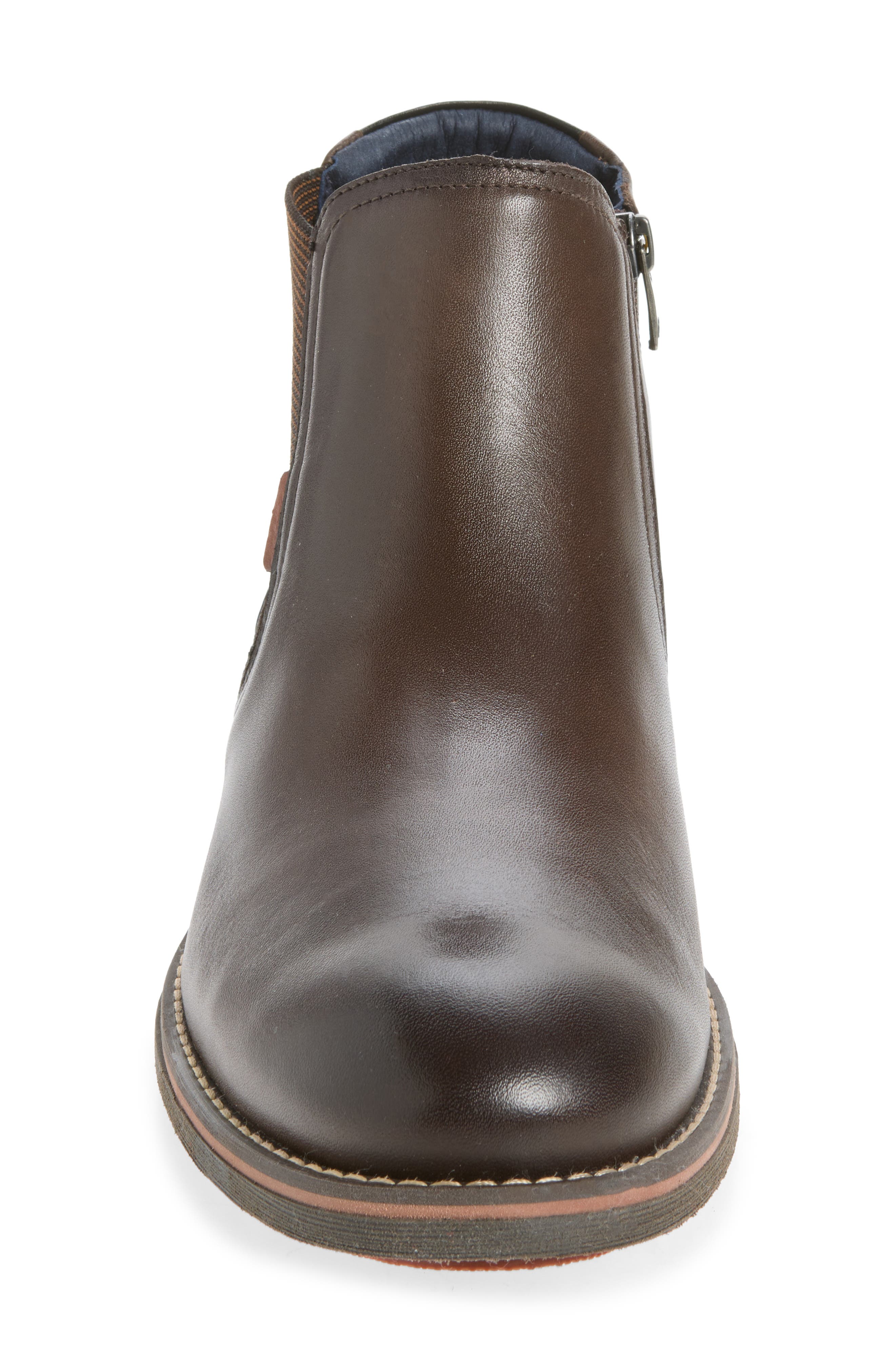 Terry Leather Boot, Alternate, color, COFFEE