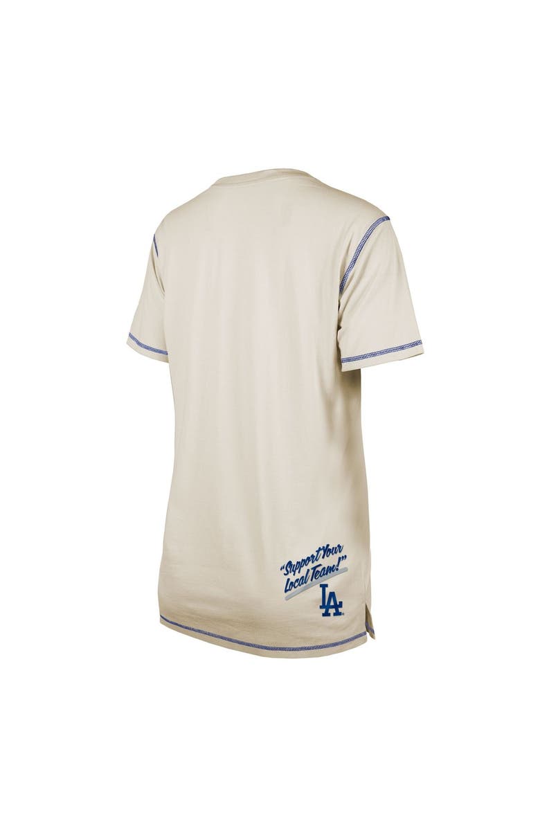 New Era Women's New Era White Los Angeles Dodgers Team Split T-Shirt, Alternate, color, 