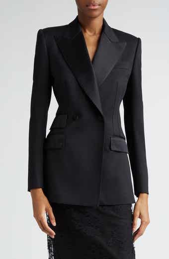 ジャケット DOLCE & GABBANA DOUBLE-BREASTED TUXEDO JACKET IN GABARDINE Dolce&Gabbana Double Breasted Gabardine Tuxedo Jacket