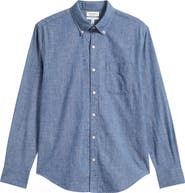 Bonobos Everyday Slim Fit Stretch Cotton Chambray Button-Down Shirt