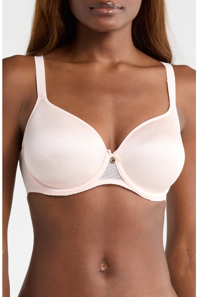 Norah Comfort Spacer Minimizer T-Shirt Bra, Main, color, BLUSHING PINK