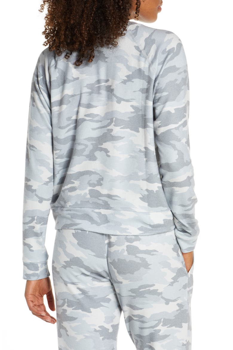 Hacci Raglan Pullover, Alternate, color, GRAY CAMO HEATHER