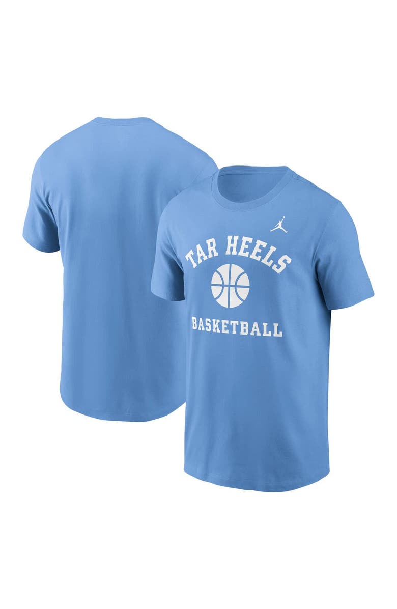 Jordan Brand Men's Jordan Brand Carolina Blue North Carolina Tar Heels Basketball Icon T-Shirt, Main, color, 
