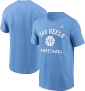 Jordan Brand Men's Jordan Brand Carolina Blue North Carolina Tar Heels Basketball Icon T-Shirt
