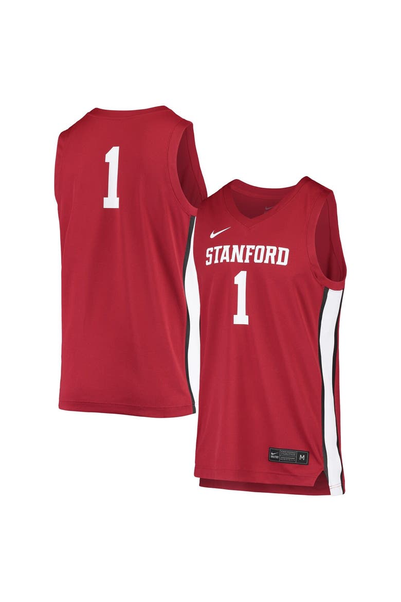 Unisex Nike #1 Cardinal Stanford Cardinal Replica Basketball Jersey, Main, color, Cardinal