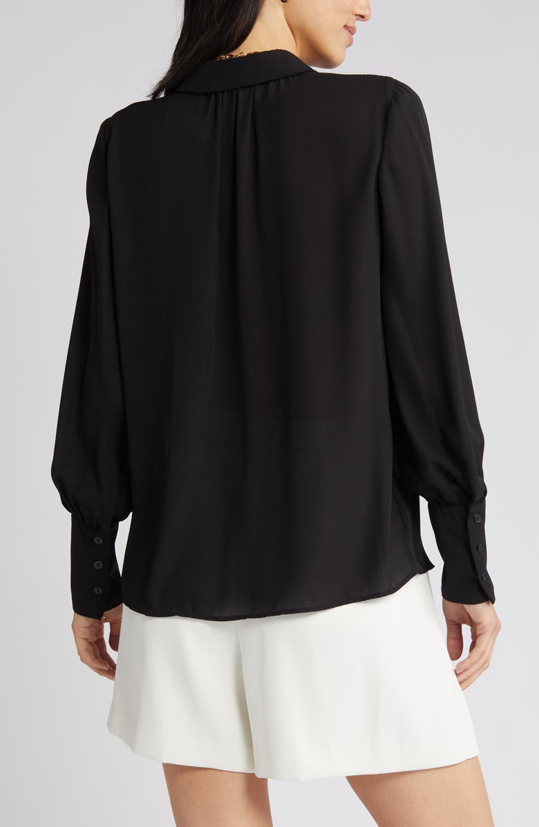 Halogen<sup>®</sup> Solid Button-Up Shirt, Alternate, color, 