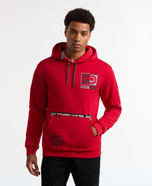 Ecko Unltd . Revived Po Hoodie In True Red