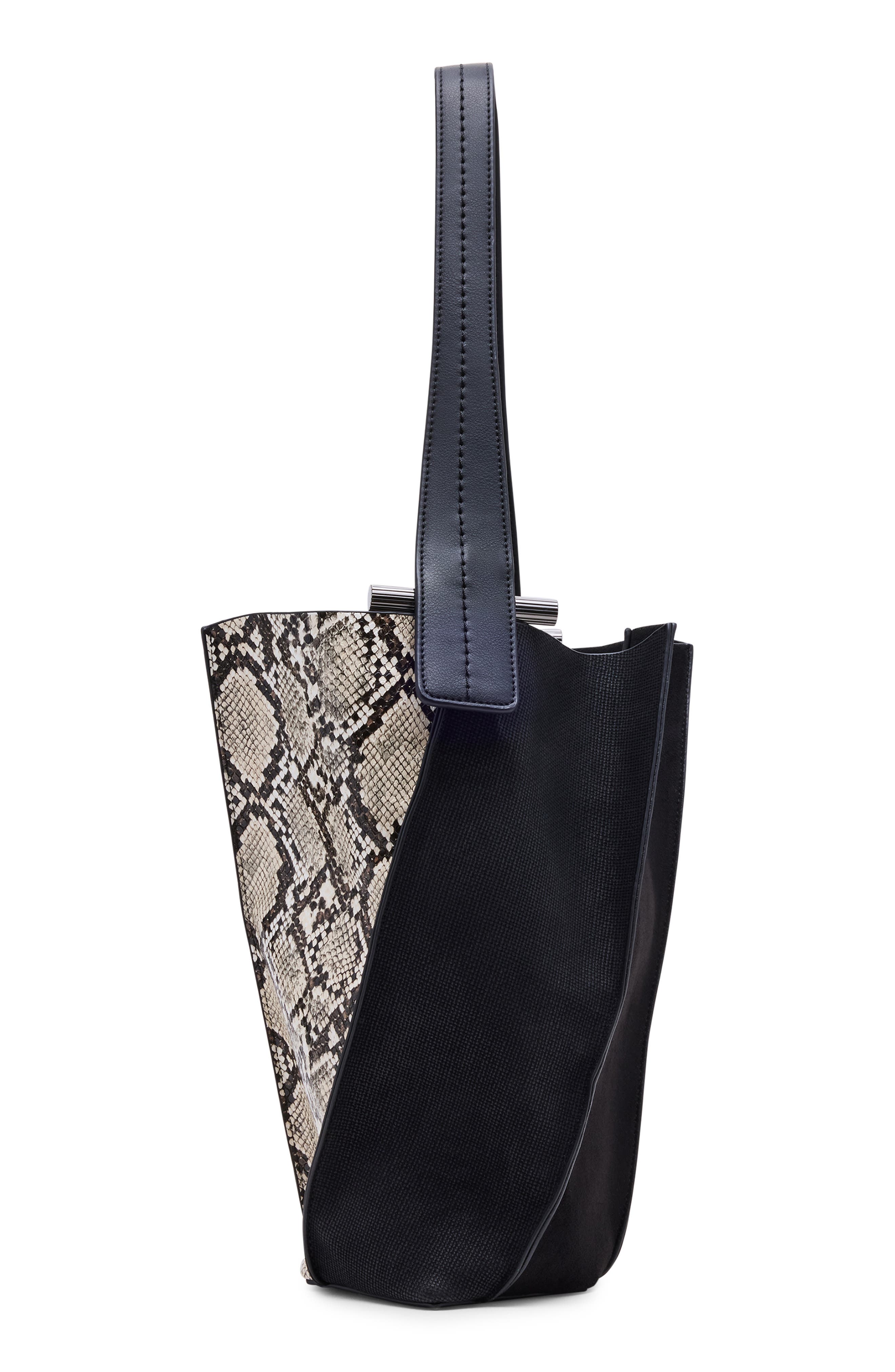 Dolce Vita Thalia Large Bucket Bag, Alternate, color, Black Multi