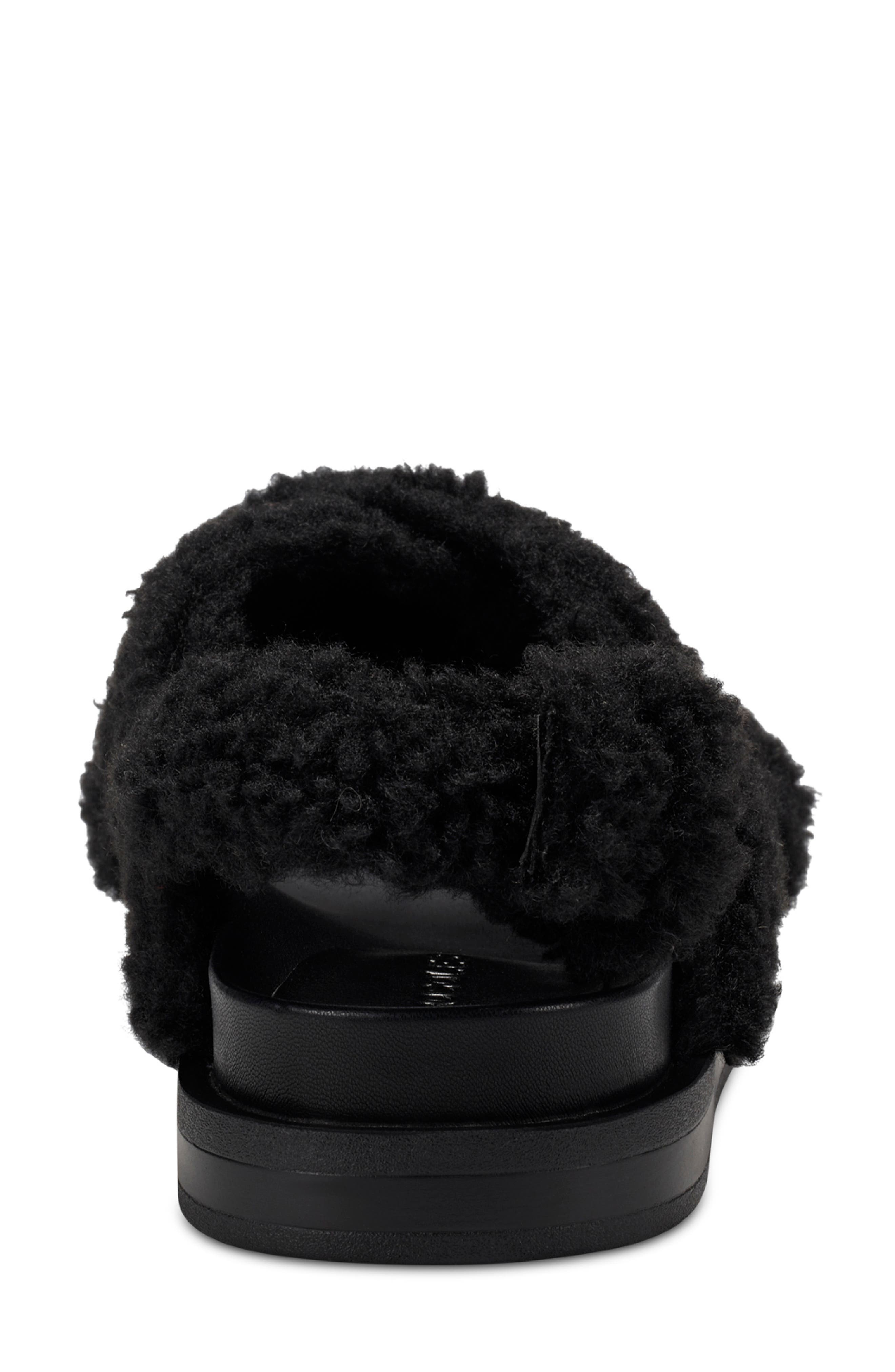 Aerosoles Loma Faux Shearling Slingback Sandal, Alternate, color, 