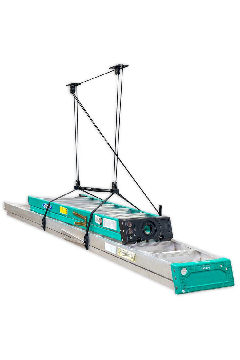 Ladder Hoist -Holds up to 150 lbs -Up to 14' Lift, Alternate, color, Black