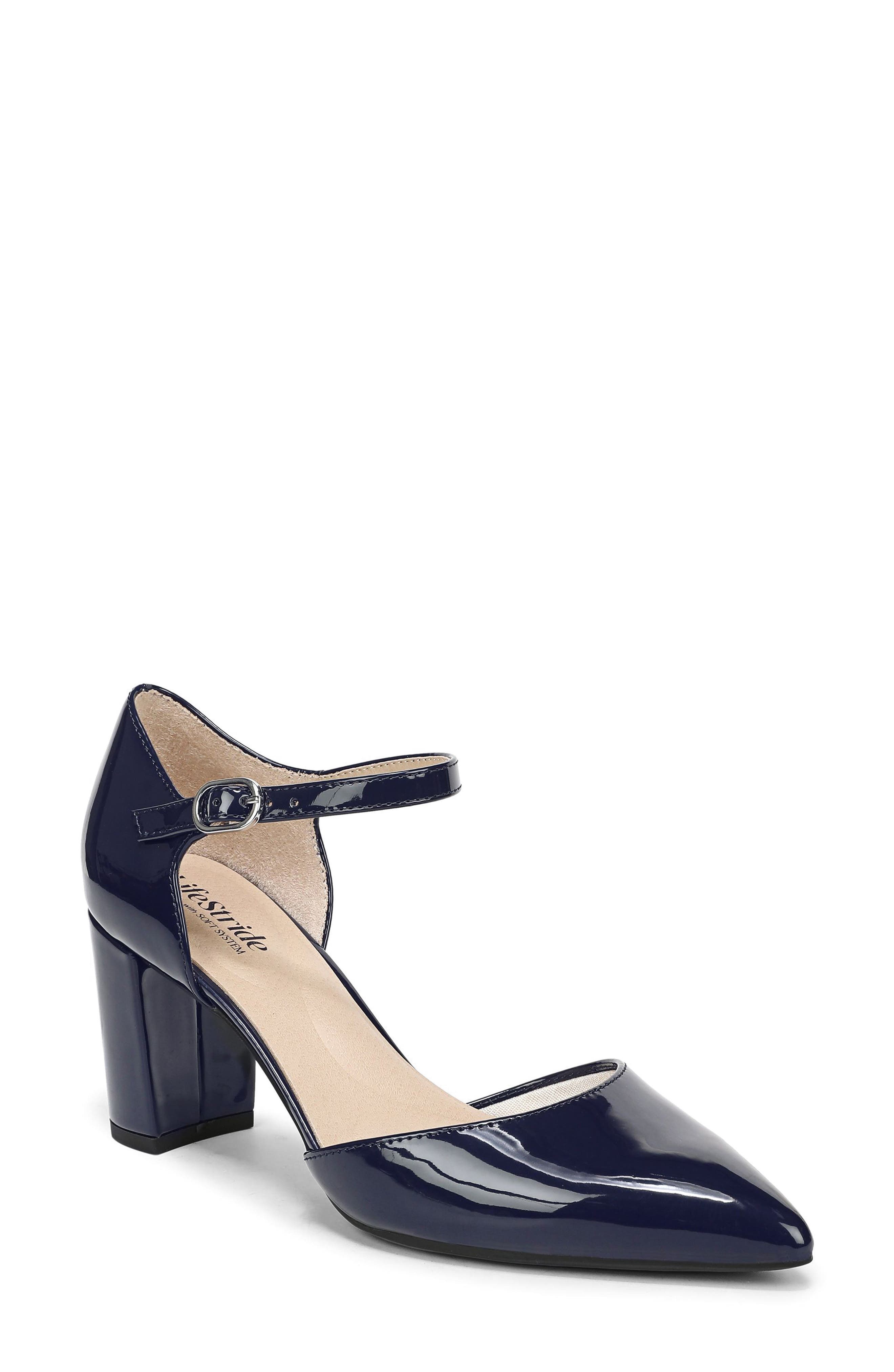Rylee Faux Leather Pump, Main, color, SAPPBLUE