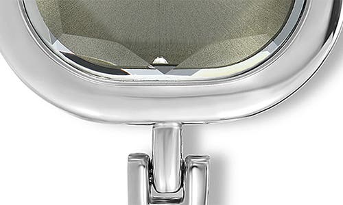 Ettika Petite Square Bracelet Watch, 22mm X 22mm In Silver