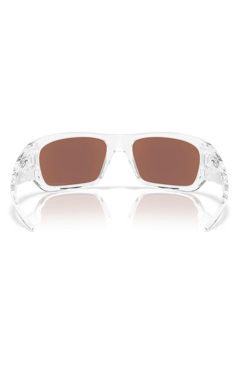 Oakley 60mm Prizm<sup>™</sup> Polarized Rectangular Sunglasses, Alternate, color, Blue