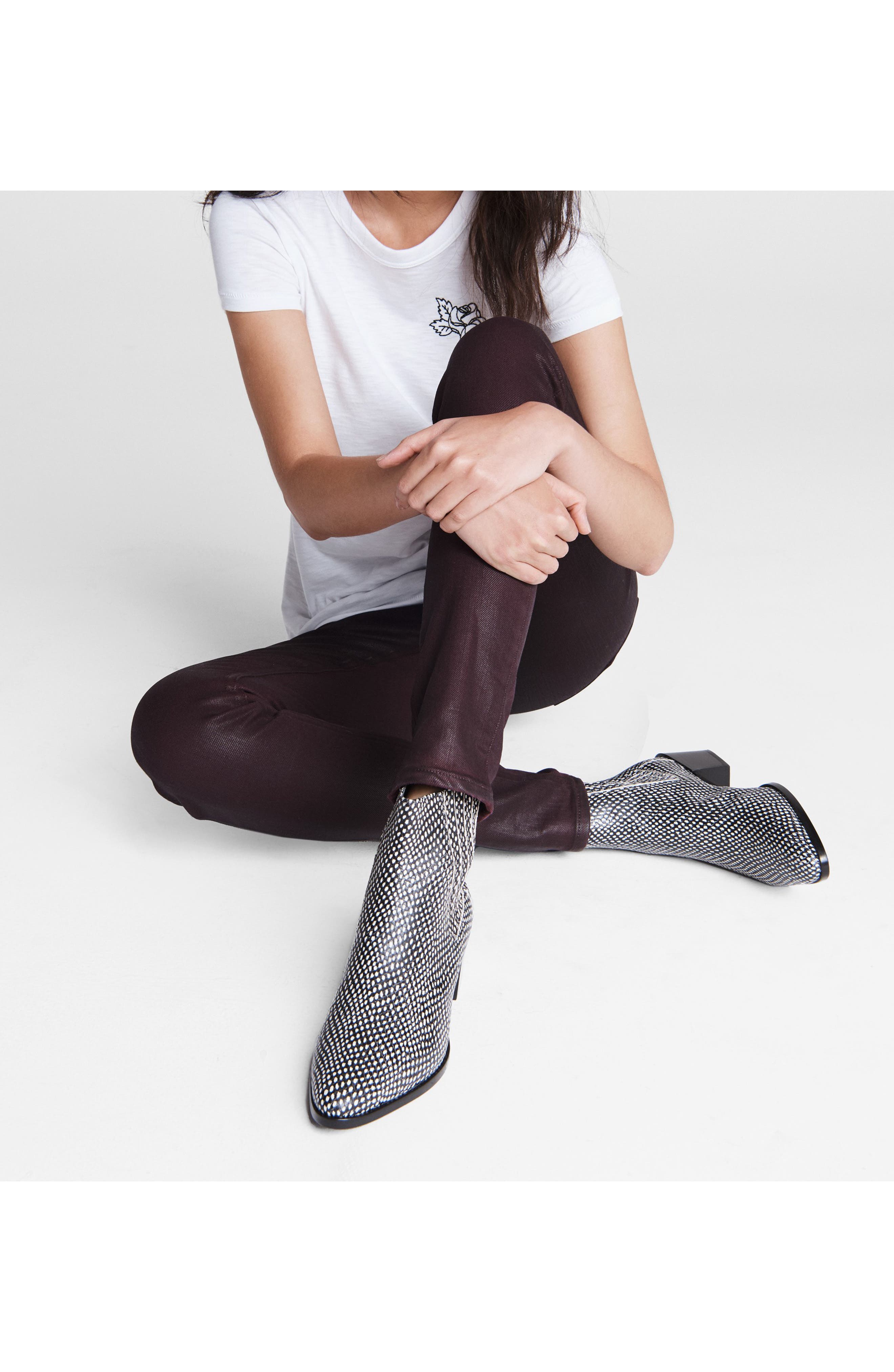 Rover Chelsea Boot, Alternate, color, BLKWHT