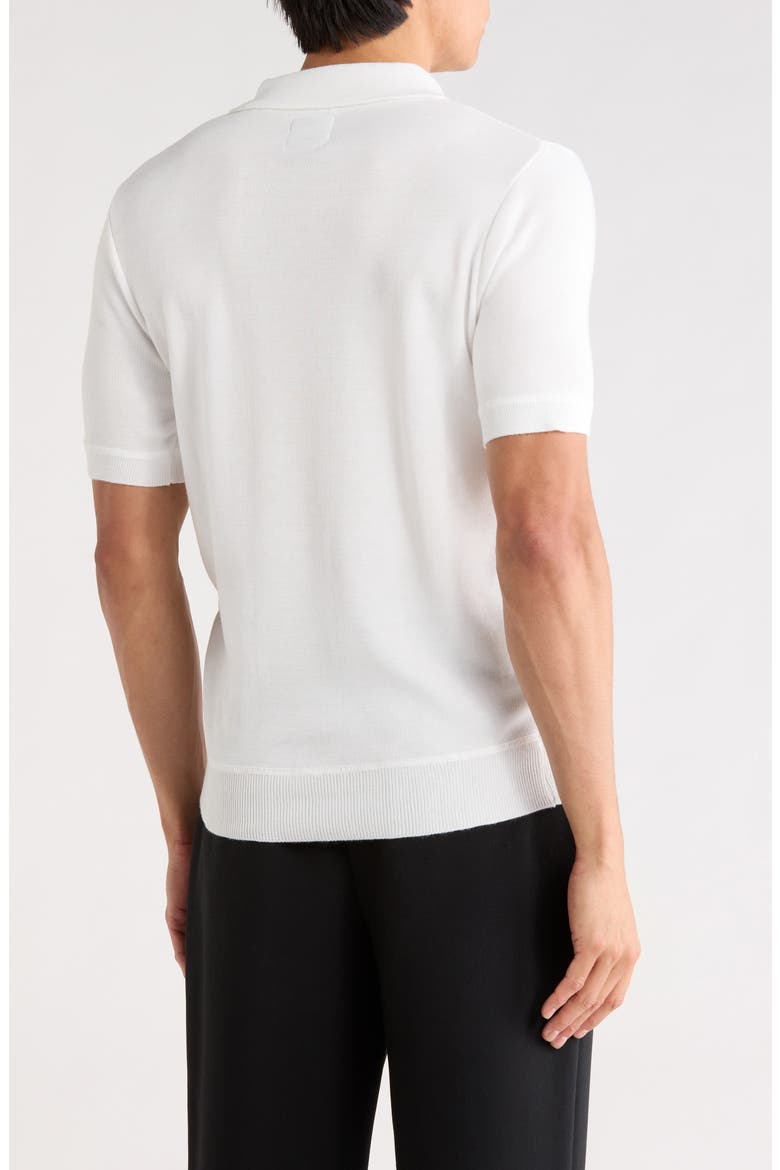 Knit Polo Sweater, Alternate, color, WHITE