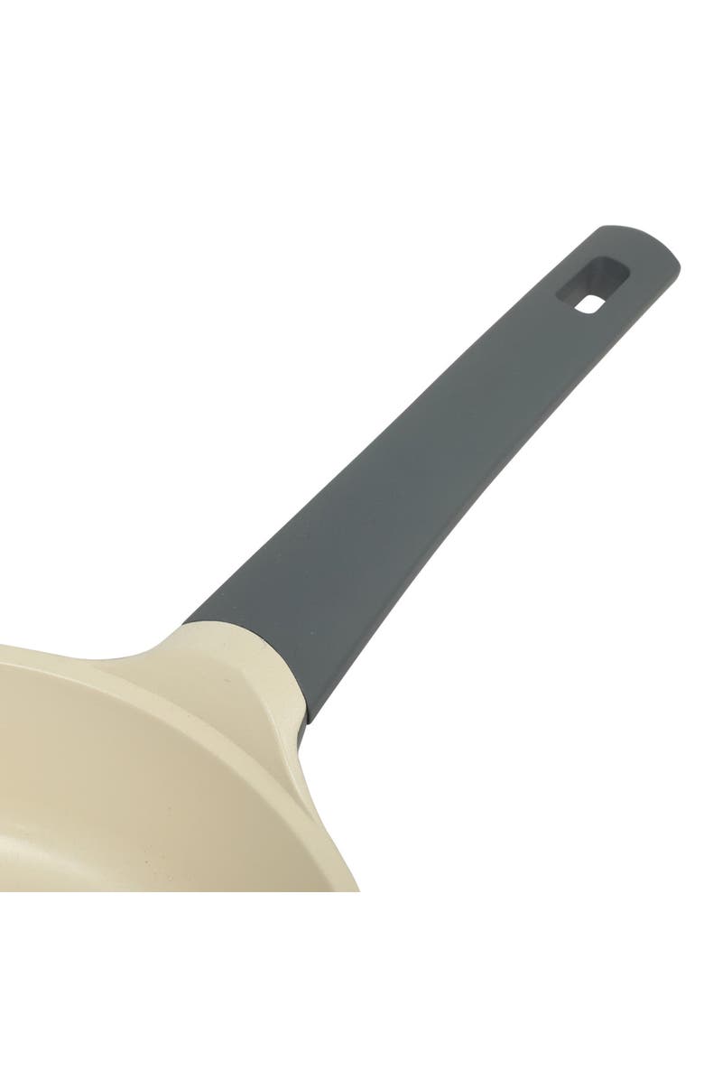 OSTER Rooney 4.1 Quart Ceramic Nonstick Cast Aluminum Saute Pan with Lid, Alternate, color, Grey