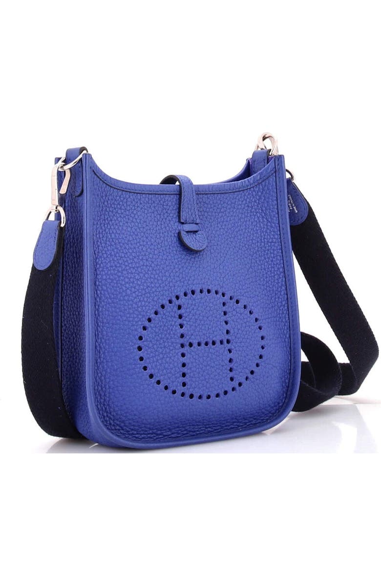 Pre-Owned Hermes Evelyne Bag Gen III Clemence TPM, Alternate, color, Bleu Electrique
