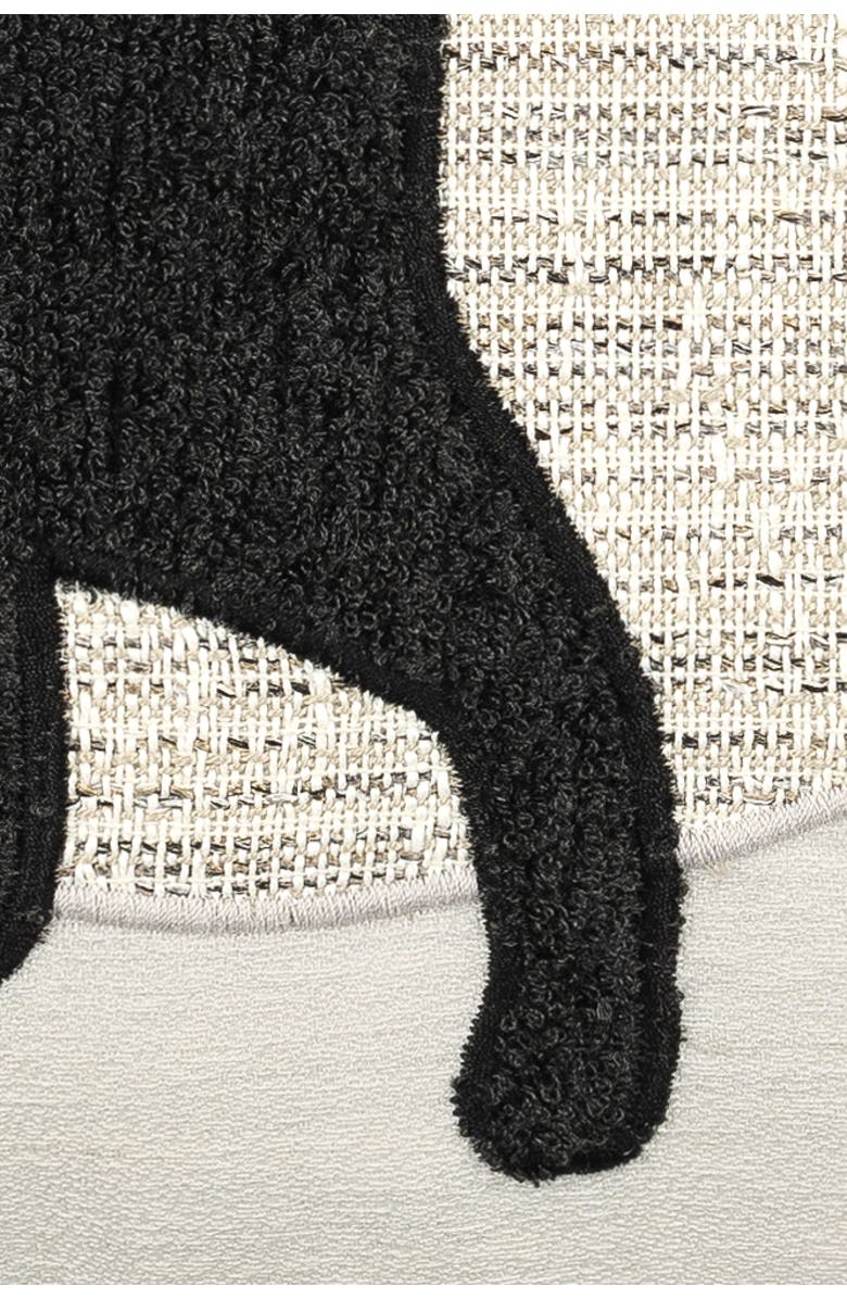 Elaine Smith Unconditional Meow (Tail) Handmade Terry Indoor/Outdoor Pillow - SUPPORTS PETS, Alternate, color, Meow (Tail)