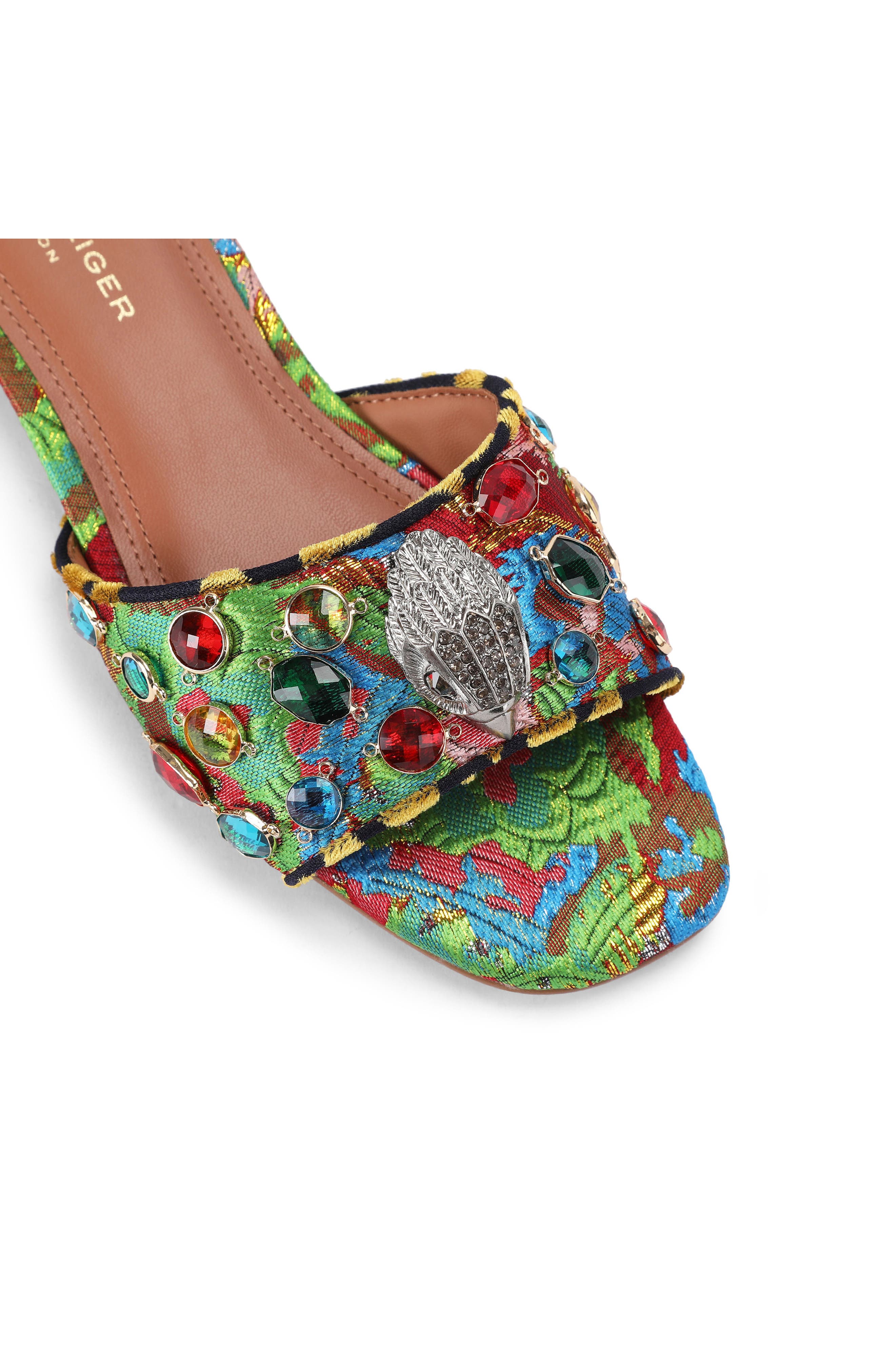 Kensington Slide Sandal, Alternate, color, OPEN RED