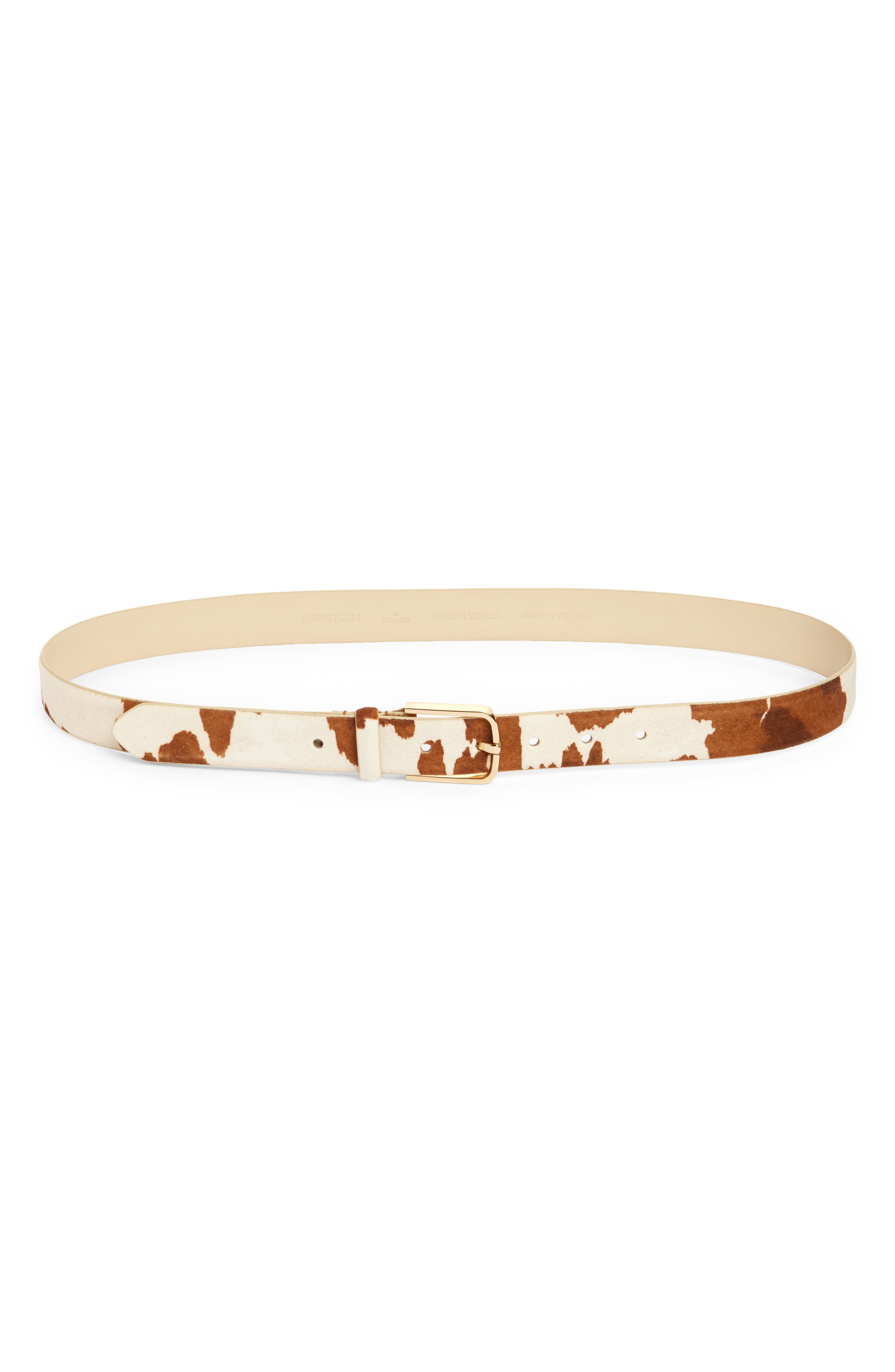 BROWN WHITE COW- GOLD