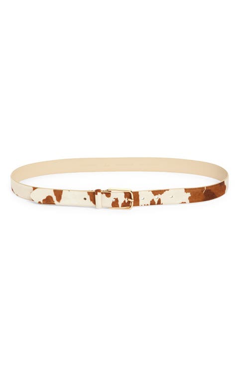 Yvette Genuine Calf Hair Belt
