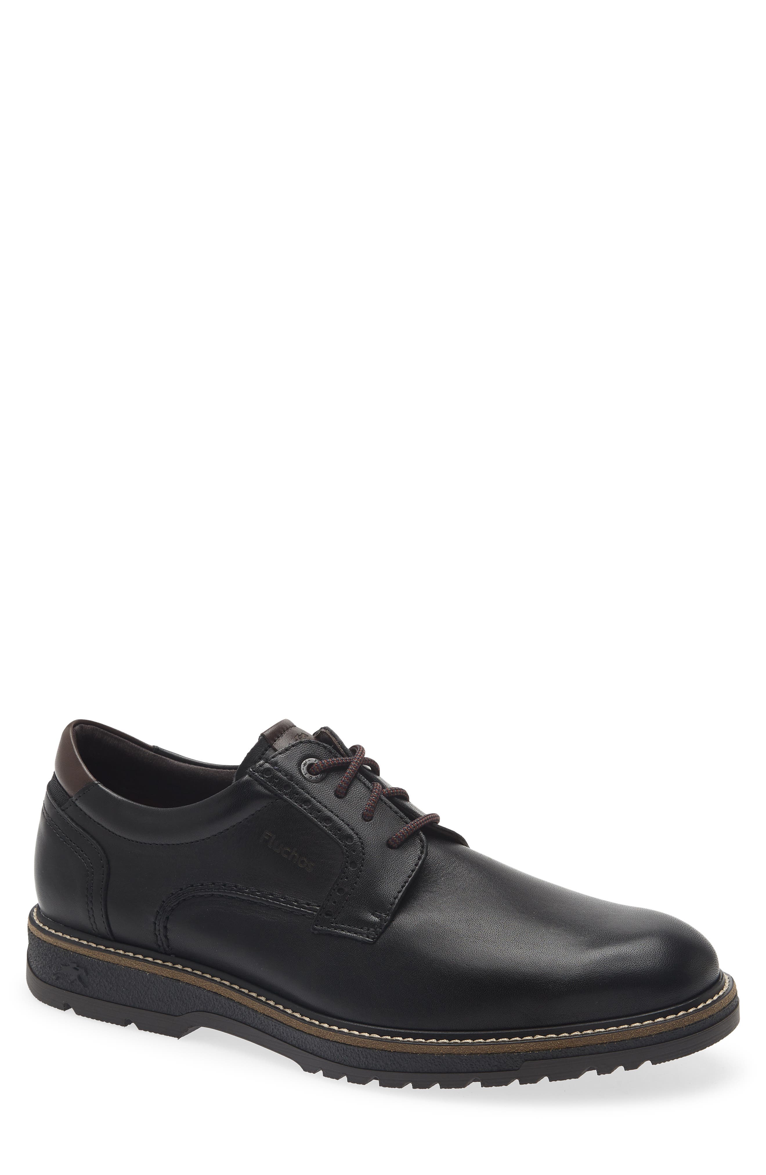 Buggy Lace-Up Oxford, Main, color, BLACK