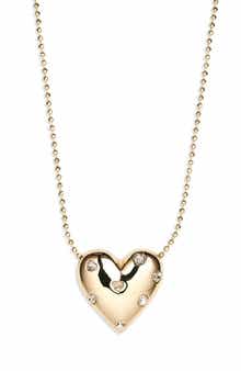 BaubleBar Meant To Glow Heart Pendant Necklace