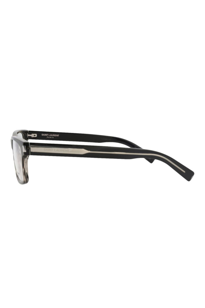 58mm Rectangle Optical Frames, Alternate, color, HAVANA CRYSTAL TRANSPARENT