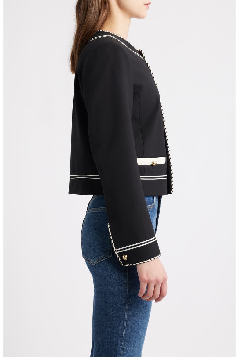 The Prim Crop Jacket, Alternate, color, BLACK