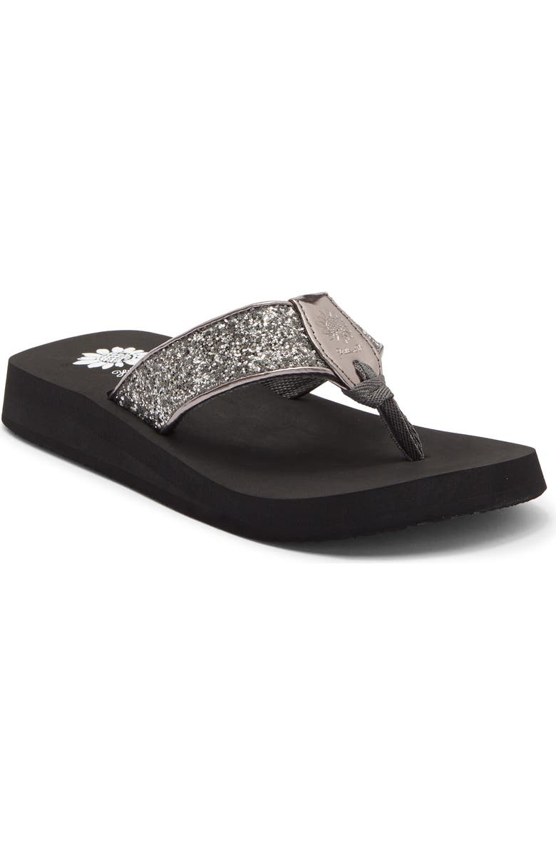 Yellow Box Premium Feliks Flip Flop Sandal, Main, color, Gray