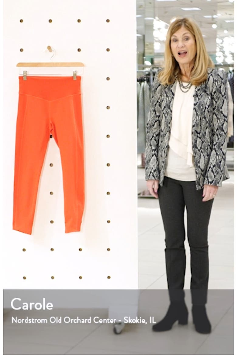 Zella Studio Lite High Waist Rib Mix 7/8 Leggings (Women) | Nordstromrack