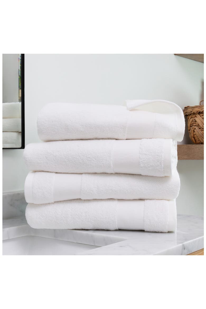 Ultrasoft Cotton Towel Set, Alternate, color, WHITE