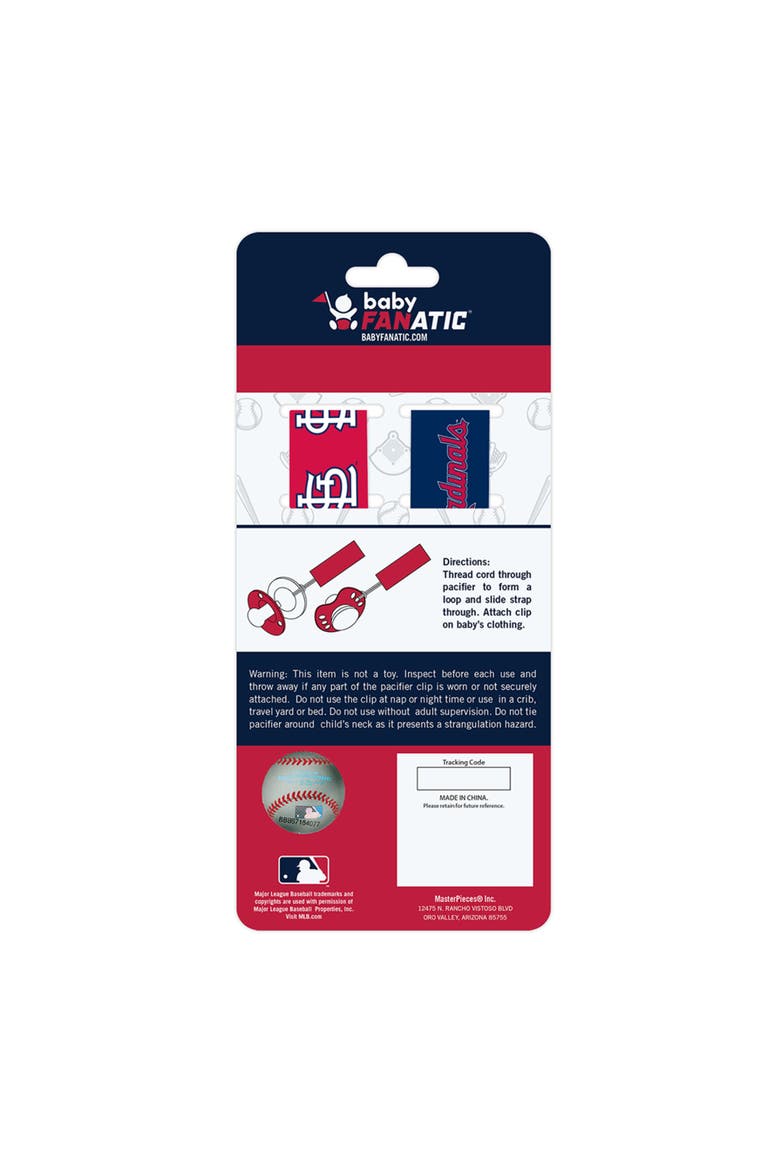 St. Louis Cardinals Pacifier Clip 2-Pack, Alternate, color, Multicolor