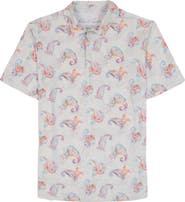 Robert Graham Keltz Paisley Performance Golf Polo