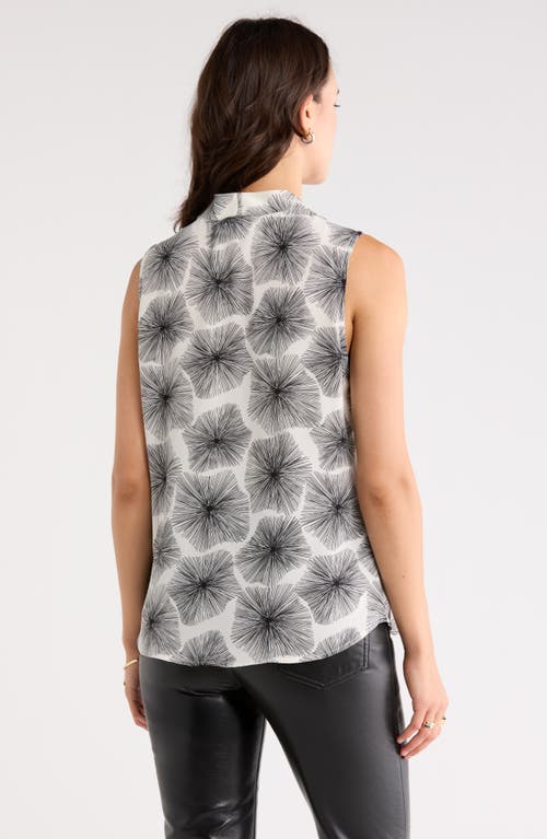 Nordstrom Rack V-neck Sleeveless Woven Shell Top In White