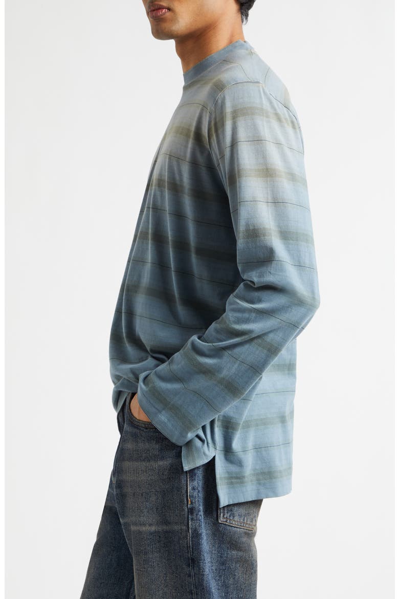 Box Stripe Long Sleeve T-Shirt, Alternate, color, SPRAY FADE GHOST STRIPE