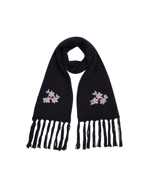 Forget-Me-Not Knitted Scarf