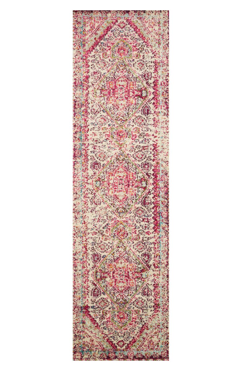 LOLOI Nadia Rug - Aqua/Pink - 5' x 8', Alternate, color,