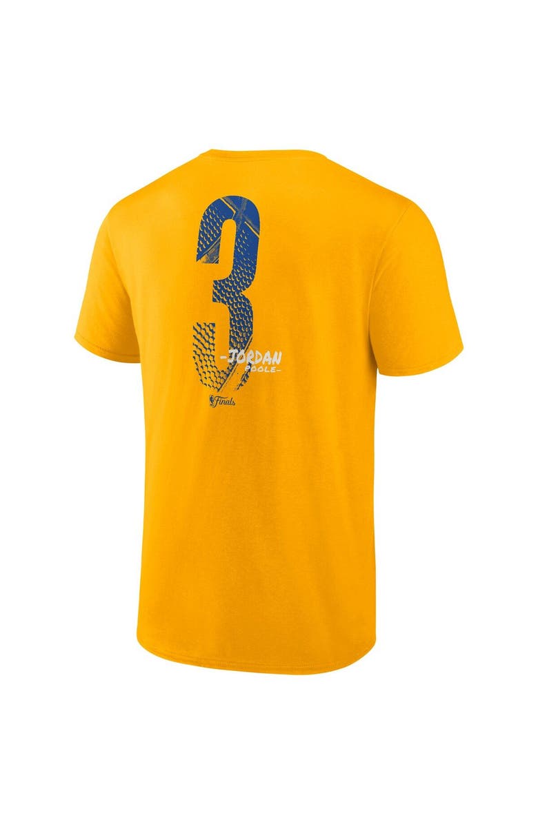 FANATICS Men's Fanatics Branded Jordan Poole Gold Golden State Warriors 2022 NBA Finals Champions Name & Number T-Shirt, Alternate, color, 