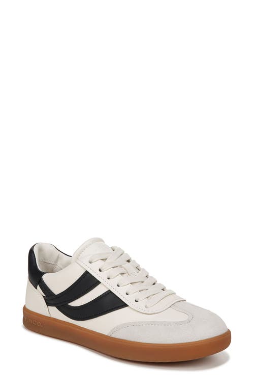 Vince Womens Mixed Media Leather Casual And Fashion Sneakers