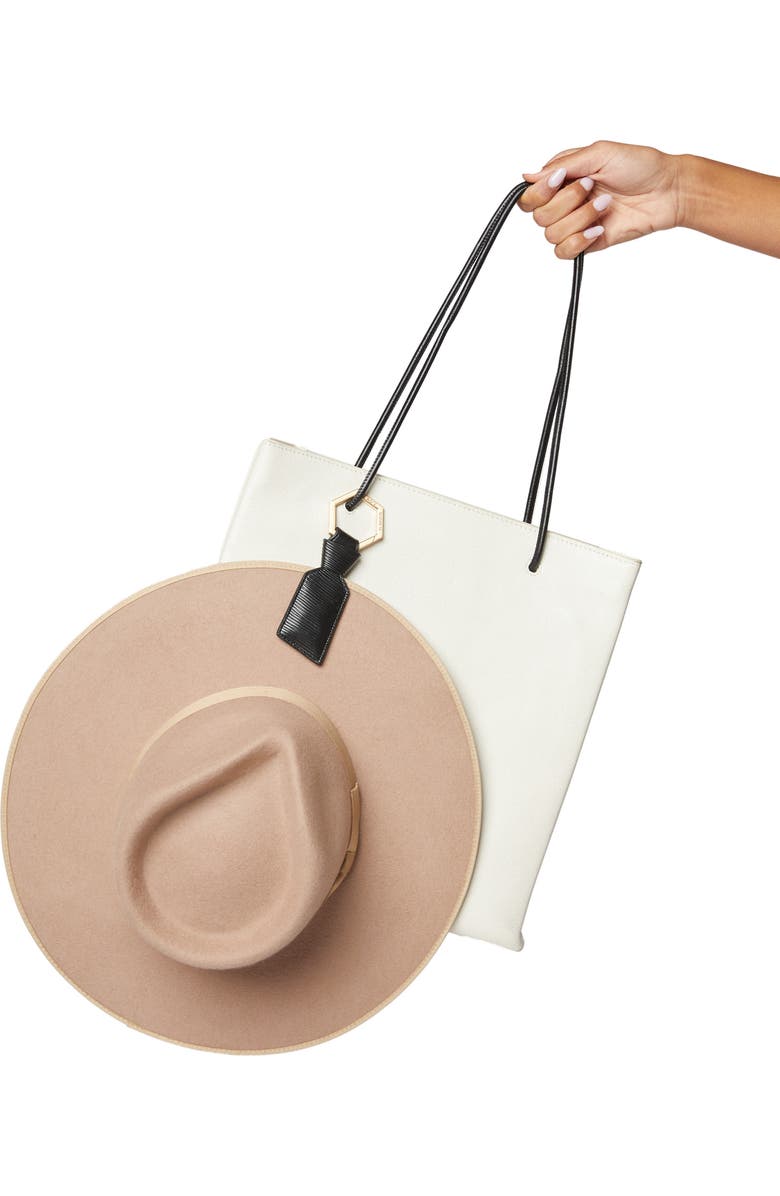 Lindsay Albanese TOPTOTE Leather Hat Holder, Main, color,