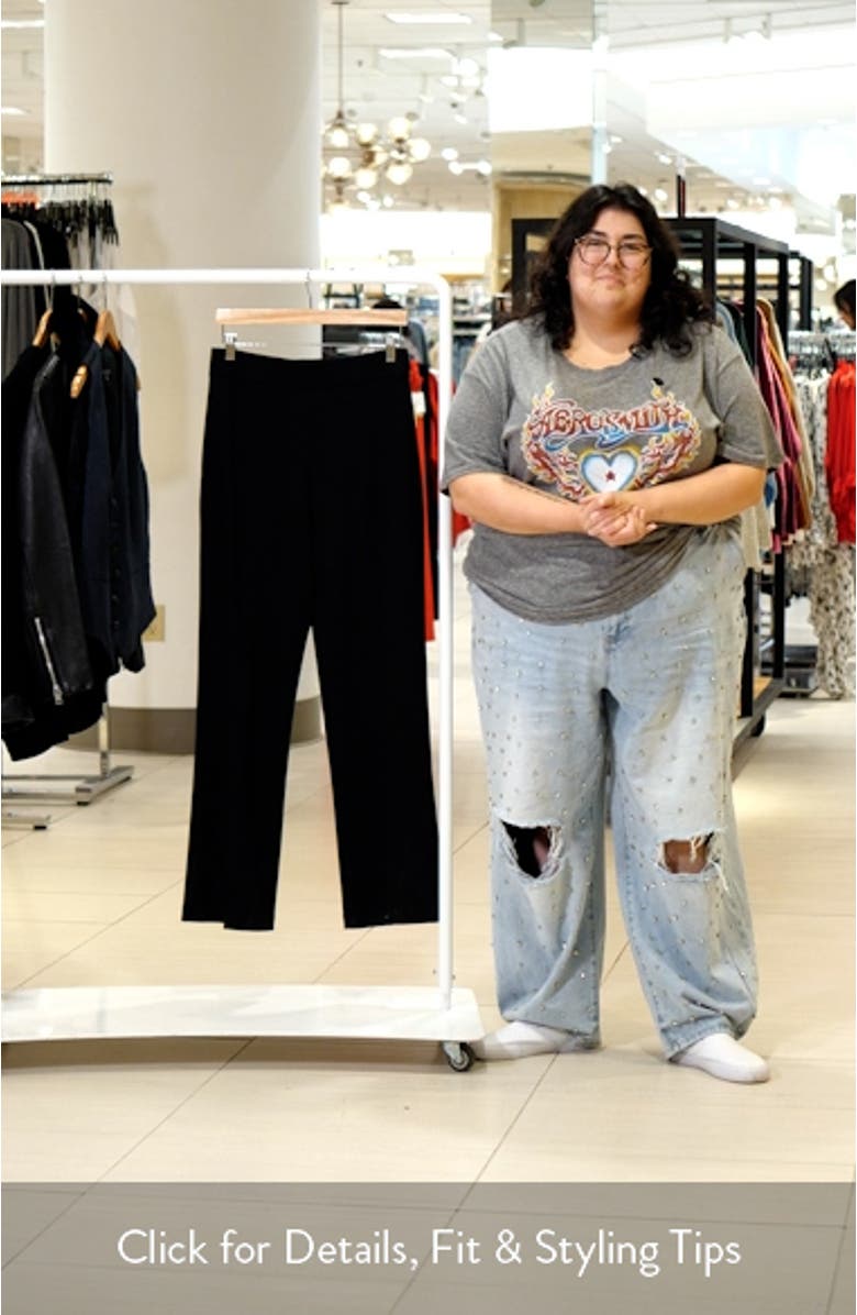 Irina High Waist Ponte Knit Pants, sales video thumbnail