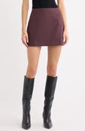Open Edit Icon Twill Midrise Mini Skort