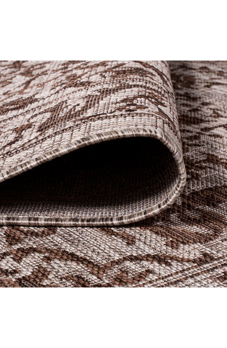 JONATHAN Y Jerash Ornate Medallion Indoor/Outdoor Area Rug, Alternate, color, Brown/Beige