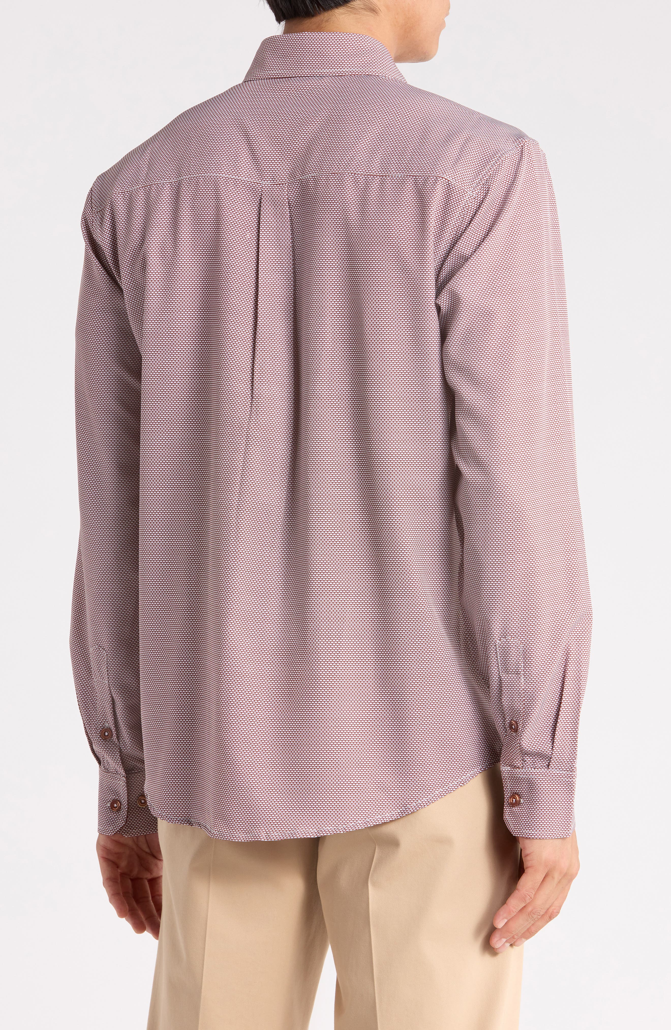 JASPER CLAY Printed Performance Long Sleeve Shirt (Men) | Nordstromrack
